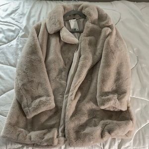 H&M Faux Fur Coat